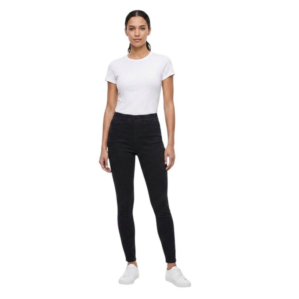 SPANX Women's Black Jean-ish Ankle Legging Pants